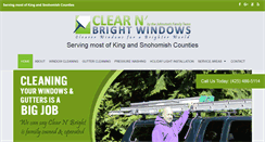 Desktop Screenshot of clearnbrightwindows.com
